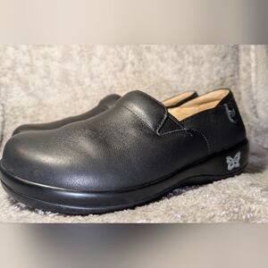🖤Alegria🖤 Keli Pro Black Napa Leather Clog Women's Size 38 (8-8.5)